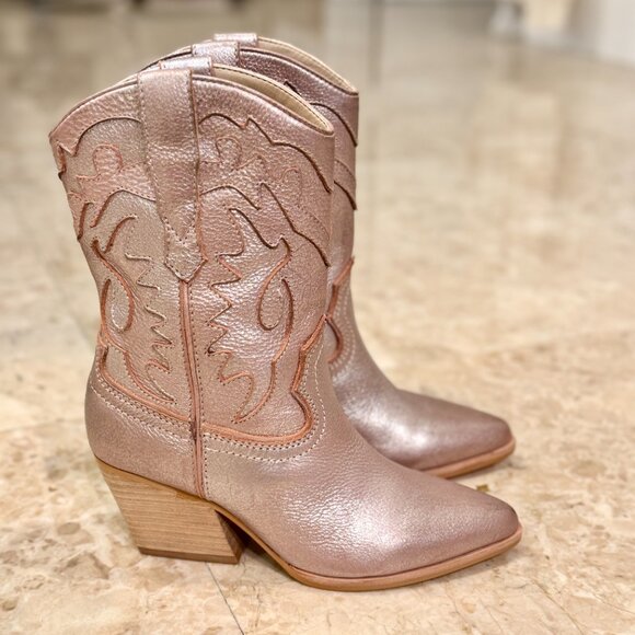 Dolce Vita Cowboy Boots - Picture 1 of 5